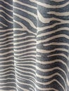wavy cloth texture hanging in black and white Royalty Free Stock Photo