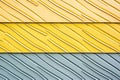 wavy corrugated metal siding Royalty Free Stock Photo