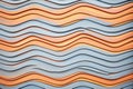 wavy corrugated metal siding Royalty Free Stock Photo