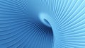 Wavy 3D abstract background, blue spiral abstract stripes pattern Royalty Free Stock Photo