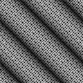 Wavy diagonal parallel lines. seamless, repeatable monochrome pa Royalty Free Stock Photo