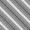 Wavy diagonal parallel lines. seamless, repeatable monochrome pa Royalty Free Stock Photo