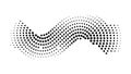 Wavy Dot Pattern Array Ã¢â¬\' Abstract Texture Modern Graphic, vector design Generative AI Royalty Free Stock Photo