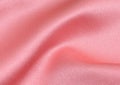 Wavy fabric pink satin