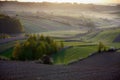 Wavy fields, fairy-tale patterns Royalty Free Stock Photo