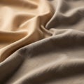 Wavy folds of beige and light Royalty Free Stock Photo