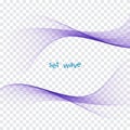 Wavy futuristic fresh bright colorful swoosh lines collection. Bright graphic elegant smoke transparent flow waves Royalty Free Stock Photo