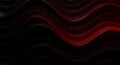 Wavy gradient patterns in a black and red color scheme create a dynamic abstract background. Royalty Free Stock Photo