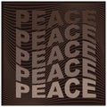 WAVY GRAPHIC PEACE FOR MEN WOMEN AND TEEN BOYS AND GIRLS