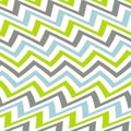 Wavy Green Grey and Blue Chevron Pattern Royalty Free Stock Photo