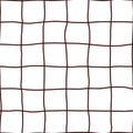 Wavy Hand Drawn Lines Square Grid