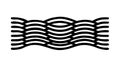 Wavy Horizontal Lines Pattern - Dynamic Black Striped Texture, vector design Generative AI Royalty Free Stock Photo