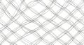 Wavy intersecting lines pattern on white background Royalty Free Stock Photo