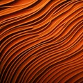 Wavy, layered patterns resembling a topographical map are created with an array