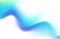 Wavy line from color - blue gradient. Wave on a white background. Gradient, vector, mesh Royalty Free Stock Photo