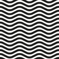 Wavy line zebra seamless pattern