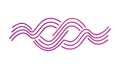 Wavy Lines Abstract Pattern Icon, vector design Generative AI Royalty Free Stock Photo