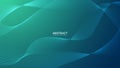 Wavy lines background with color gradient design