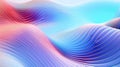 Wavy lines in a computer-generated image. Generative ai Royalty Free Stock Photo