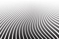 Wavy Lines in Diminishing Perspective. Abstract Textured Background