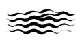 Wavy lines pattern, fluid design, water, and movement, vector design Generative AI Royalty Free Stock Photo