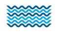 Wavy lines pattern, water texture, abstract background, flow, ripples vector design Generative AI Royalty Free Stock Photo