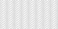 Wavy lines seamless pattern. Undulate stripes repeating background. Black and white diagonal waves texture. Simple Royalty Free Stock Photo