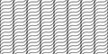 Wavy lines seamless pattern. Undulate stripes repeating background. Diagonal waves texture. Simple curved linear Royalty Free Stock Photo