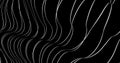 Wavy mainspring lines on black.
