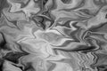 Wavy metallic liquid pattern in black and white