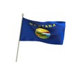 Wavy Montana Flag Royalty Free Stock Photo