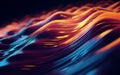 Wavy Motion Flowing Illustration Background Royalty Free Stock Photo