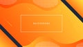 Wavy Orange Background, Wallpaper, Backdrop Royalty Free Stock Photo