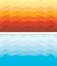 Wavy orange red yellow blue cyan color abstract background for web and online use Royalty Free Stock Photo