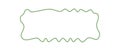 Wavy Organic Hand Drawn Outline Frame Royalty Free Stock Photo