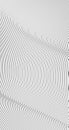 Abstract background with Curve waving billowy and undulating lines on White Space Royalty Free Stock Photo