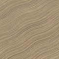 Wavy pattern of beige and light brown lines creating an abstract texture Royalty Free Stock Photo
