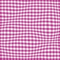 A wavy pattern with a magenta and white gingham Royalty Free Stock Photo