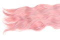 Wavy pink hair extension Royalty Free Stock Photo