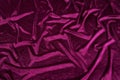 Wavy Purple velvet Fabric