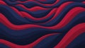 Wavy Red and Dark Blue Background Royalty Free Stock Photo