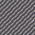 Wavy Ripple 3D Structure Psychedelic Seamless Pattern Vector Op Art Abstraction