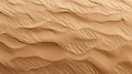 Wavy sand texture background. Desert and dunes. Flat lay. Top view Royalty Free Stock Photo