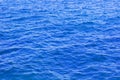 Wavy sea water surface nature simple background scenic view perspective surface Royalty Free Stock Photo
