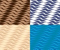 Wavy seamless patterns