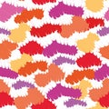 Wavy spots seamless pattern. Colorful abstraction. Wave splashes ripple abstract vector background. Pucker splashes. Royalty Free Stock Photo