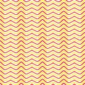 Wavy stripes background.Abstract wave pattern.Yellow red horizontal stripes pattern.Seamless lines background. Royalty Free Stock Photo