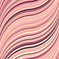 Wavy stripes colorful bright fresh vector pattern. Geometric abstract fashion texture. Graphic style for wallpaper, wrapping Royalty Free Stock Photo