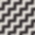 Wavy stripes seamless pattern. Retro wavy engraving texture. Geometric lines design.