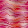 Wavy summer dip dye boho background. Wet ombre color blend for beach swimwear, trendy fashion print. Dripping wave